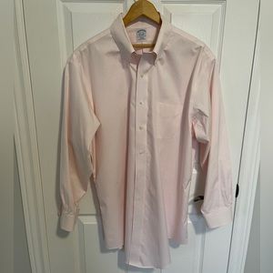 Brooks Brothers Oxford Cloth Button Down Shirt - Pink (17 1/2 - 33)